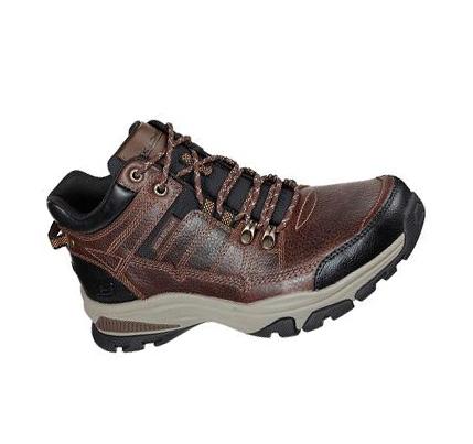 Férfi Skechers Relaxed Fit: Ralcon - Emil Oxford Cipő Csokoládé | HU3143D