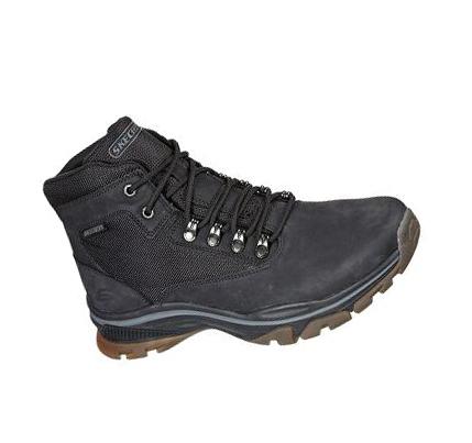 Férfi Skechers Relaxed Fit: Ralcon - Lorken Csizma Fekete | HU31320