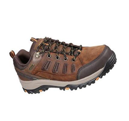 Férfi Skechers Relaxed Fit: Relment - Semego Túracipő Barna | HU4933E