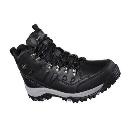 Férfi Skechers Relaxed Fit: Relment - Traven Túracipő Fekete | HUA758K