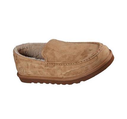 Férfi Skechers Relaxed Fit: Renten - Oten Papucs Barna | HU7808L