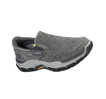 Férfi Skechers Relaxed Fit: Respected - Fallston Slip Ons Szürke | HU5232L