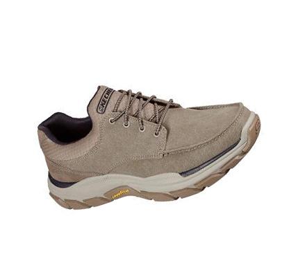 Férfi Skechers Relaxed Fit: Respected - Loleto Vitorlás Cipő Barna | HU7756L