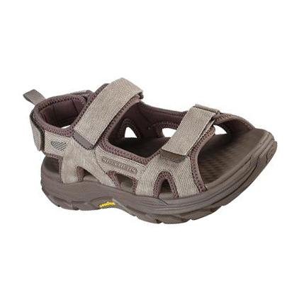 Férfi Skechers Relaxed Fit: Respected SD - Moralto Szandál Barna | HU6608W