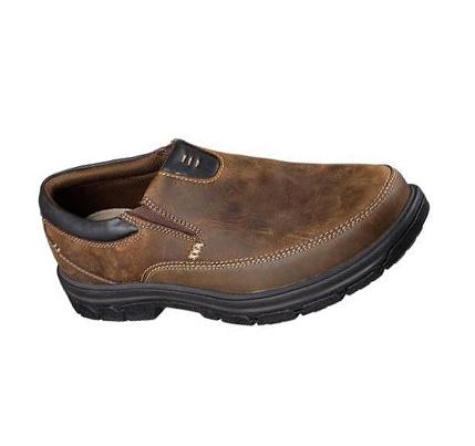 Férfi Skechers Relaxed Fit: Segment - The Search Slip Ons Barna | HU42430