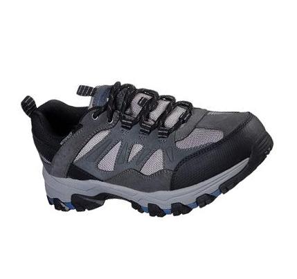 Férfi Skechers Relaxed Fit: Selmen - Enago Oxford Cipő Szürke | HUA161P