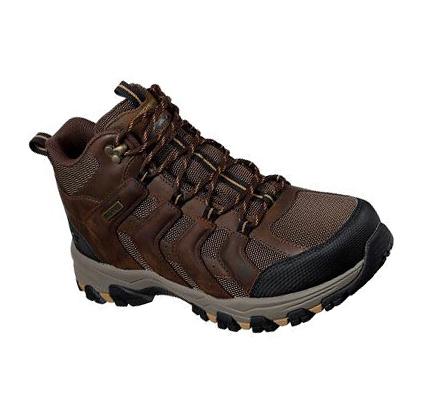 Férfi Skechers Relaxed Fit: Selmen - Relodge Túracipő Barna | HU3233X