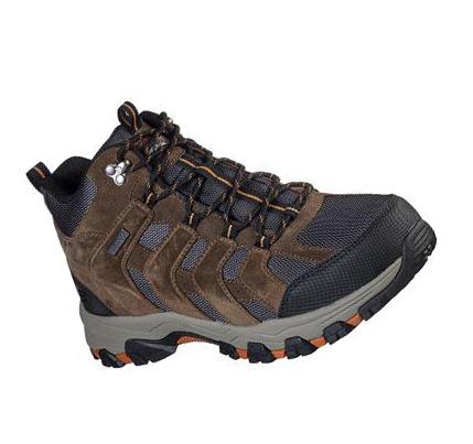 Férfi Skechers Relaxed Fit: Selmen - Relodge Csizma Olivazöld | HU3432A