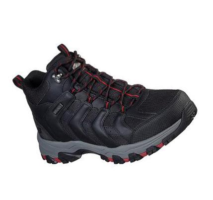 Férfi Skechers Relaxed Fit: Selmen - Relodge Csizma Fekete | HU3457Q