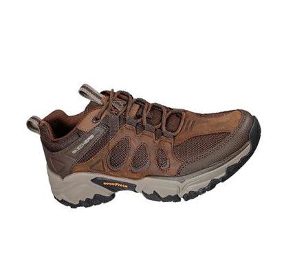 Férfi Skechers Relaxed Fit: Terraform - Selvin Alkalmi Cipő Barna | HU7175Q