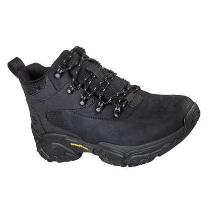 Férfi Skechers Relaxed Fit: Terraform - Renfrow Túracipő Fekete | HUA908B
