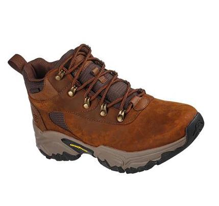 Férfi Skechers Relaxed Fit: Terraform - Renfrow Túracipő Barna | HUA933G