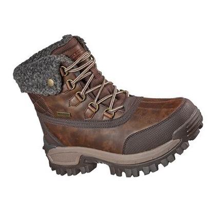 Férfi Skechers Relaxed Fit: Trekson - Gleason Csizma Barna | HUA368K