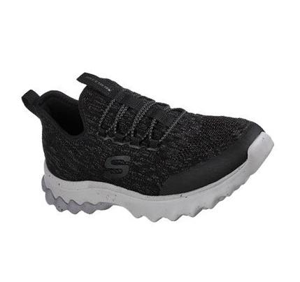 Férfi Skechers Relaxed Fit: Voston - Vilafont Slip Ons Fekete | HU7200A