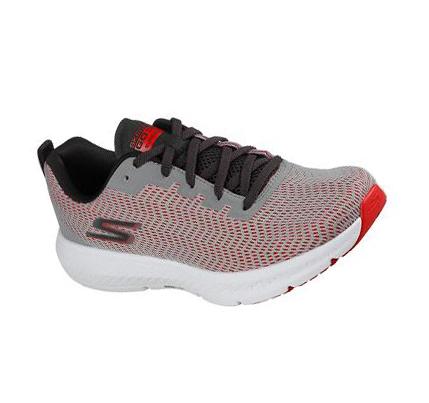 Férfi Skechers Relaxed Fit®: GO RUN® Supersonic Edzőcipő Szürke Piros | HU4700R