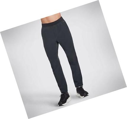 Férfi Skechers SKECHWEAVE Premium Tapered Nadrág Fekete | HU3300A