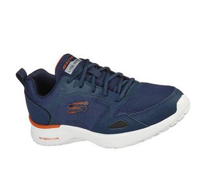 Férfi Skechers Skech-Air Dynamight Edzőcipő Sötétkék Narancssárga | HU44250