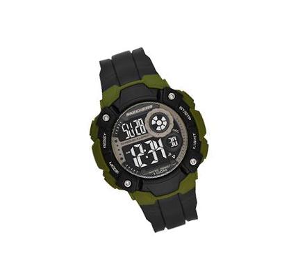 Férfi Skechers Sport Digitális Óra Zöld | HUA389D