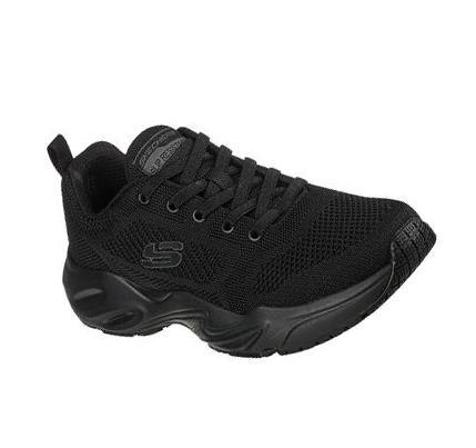 Férfi Skechers Stamina Airy SR Munkacipő Fekete | HU6411B