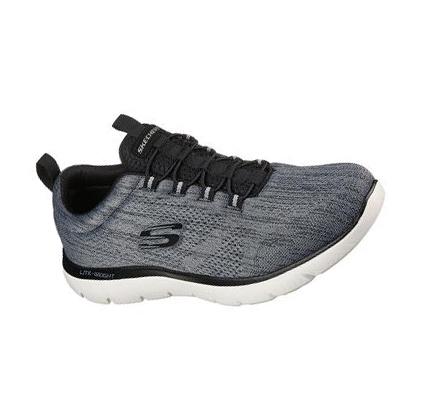Férfi Skechers Summits - Louvin Slip Ons Szürke | HU4318K