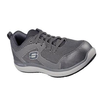 Férfi Skechers Summits SR Comp Toe Munkacipő Szürke | HU4186A
