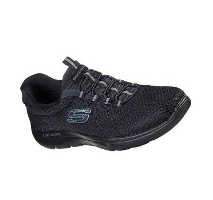 Férfi Skechers Summits Slip Ons Fekete | HU7925G