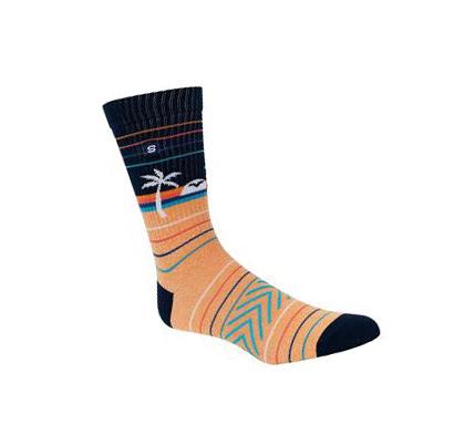 Férfi Skechers Sunset Crew - 1 Pair Zokni Színes | HUI725X