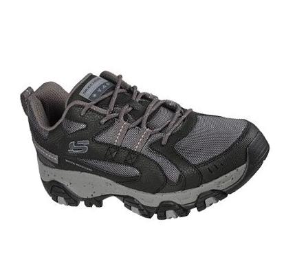 Férfi Skechers Terrabite - Trailborn Túracipő Fekete Szürke | HU38080