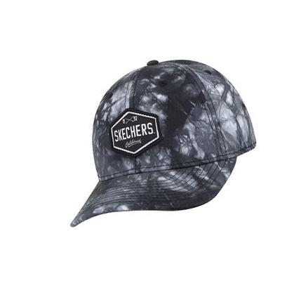 Férfi Skechers Tie Dye Patch Kalap Fekete | HUI475E