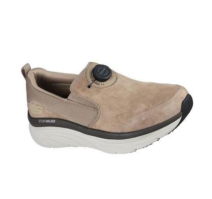 Férfi Skechers Twist Fit: D'Lux Walker - Regate Alkalmi Cipő Barna | HU76254