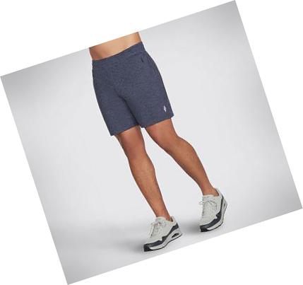 Férfi Skechers ULTRA GO 7 Inch Rövidnadrág Sötétkék | HU3400R