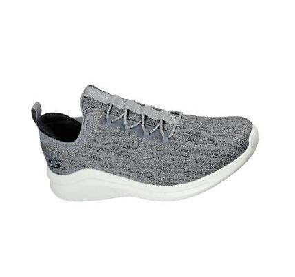 Férfi Skechers Ultra Flex 2.0 - Cryptic Slip Ons Szürke Fekete | HU7600L