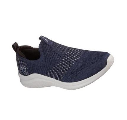 Férfi Skechers Ultra Flex 2.0 - Mirkon Slip Ons Sötétkék | HU78398