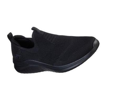 Férfi Skechers Ultra Flex 2.0 - Mirkon Slip Ons Fekete | HU7850A