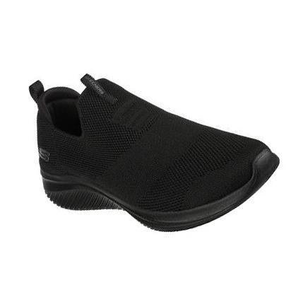 Férfi Skechers Ultra Flex 3.0 - Denlark Slip Ons Fekete | HU78640