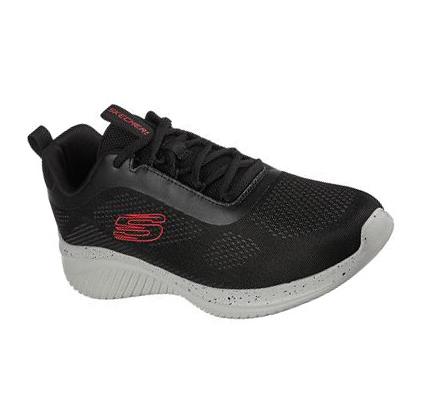 Férfi Skechers Ultra Flex 3.0 Tornacipő Fekete Piros | HU5339X