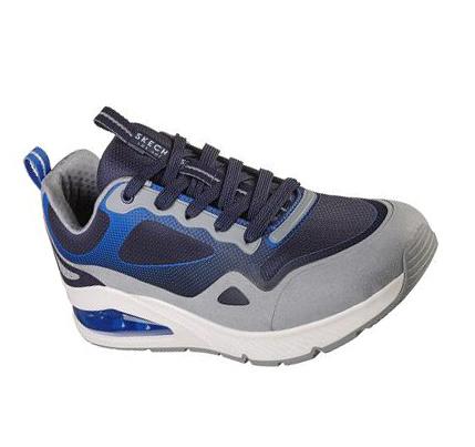 Férfi Skechers Uno 2 - Karma Tornacipő Sötétkék Szürke | HU4075E