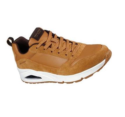 Férfi Skechers Uno - Stacre Alkalmi Cipő Barna | HU52893