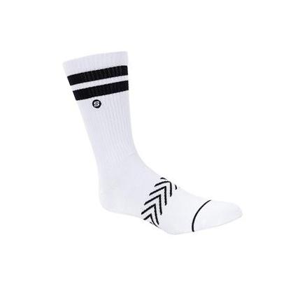 Férfi Skechers Varsity Crew - 1 Pair Zokni Fehér | HUI737G