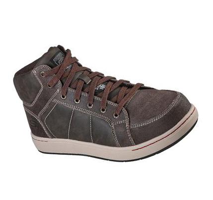 Férfi Skechers Watab - Stirling ST Munkacipő Csokoládé | HU4611X