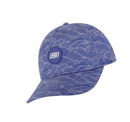 Férfi Skechers Wave S Kalap Kék | HUI439X