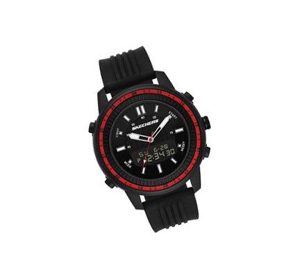 Férfi Skechers Wilkie Analog Óra Fekete | HUA400L