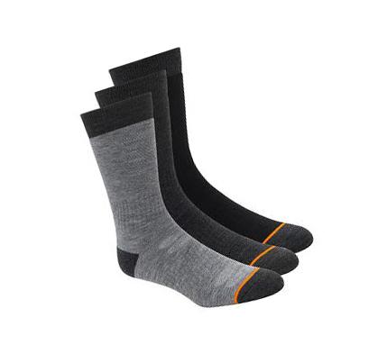Férfi Skechers Wool Blend Munka Crew - 3 Pack Zokni Szürke | HUA1370