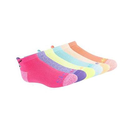 Lány Skechers 3D Ears Critter - 6 Pack Zokni Színes | HUA6705