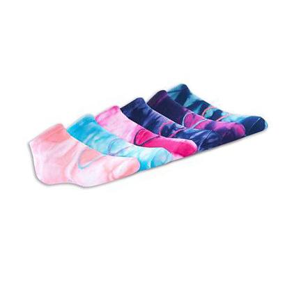Lány Skechers 6 Pack Low Cut Tie-Dye Zokni Színes | HUA470A