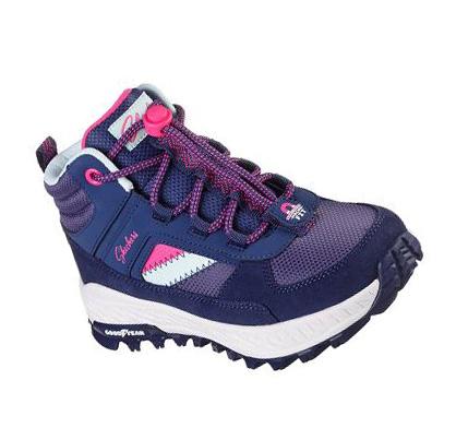 Lány Skechers Fuse Tread - Let's Explore Csizma Sötétkék | HU3120A