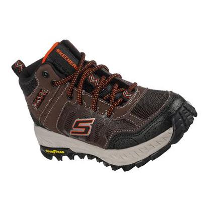 Lány Skechers Fuse Tread - Trek-Surge Trail Cipő Csokoládé Fekete | HU7451B