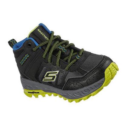 Lány Skechers Fuse Tread - Trek-Surge Trail Cipő Fekete Zöld | HU7453D
