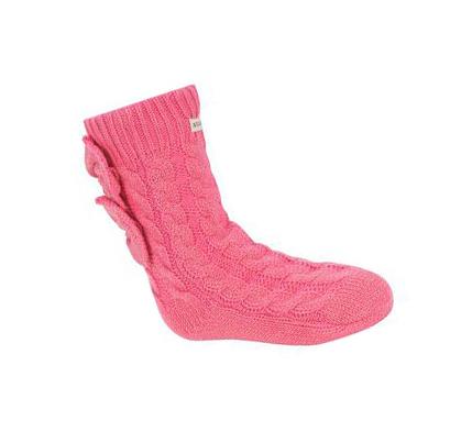 Lány Skechers GO LOUNGE Crew Bow - 1 Pack Zokni Rózsaszín | HUA970L
