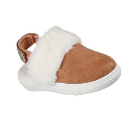 Lány Skechers Goldie - Cozy Star Slip Ons Barna | HU54200